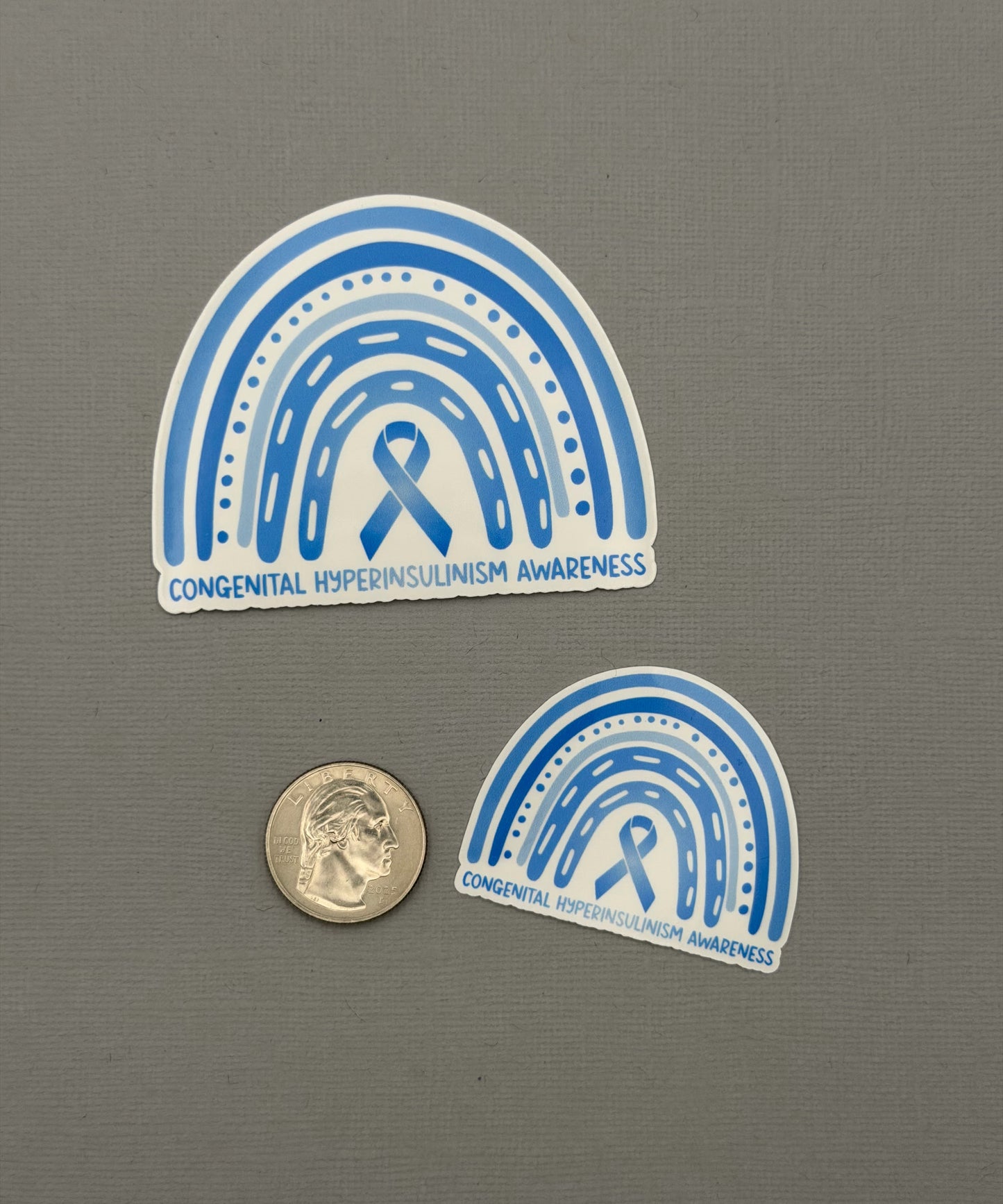 Congenital Hyperinsulinism Awareness Rainbow Sticker or Magnet