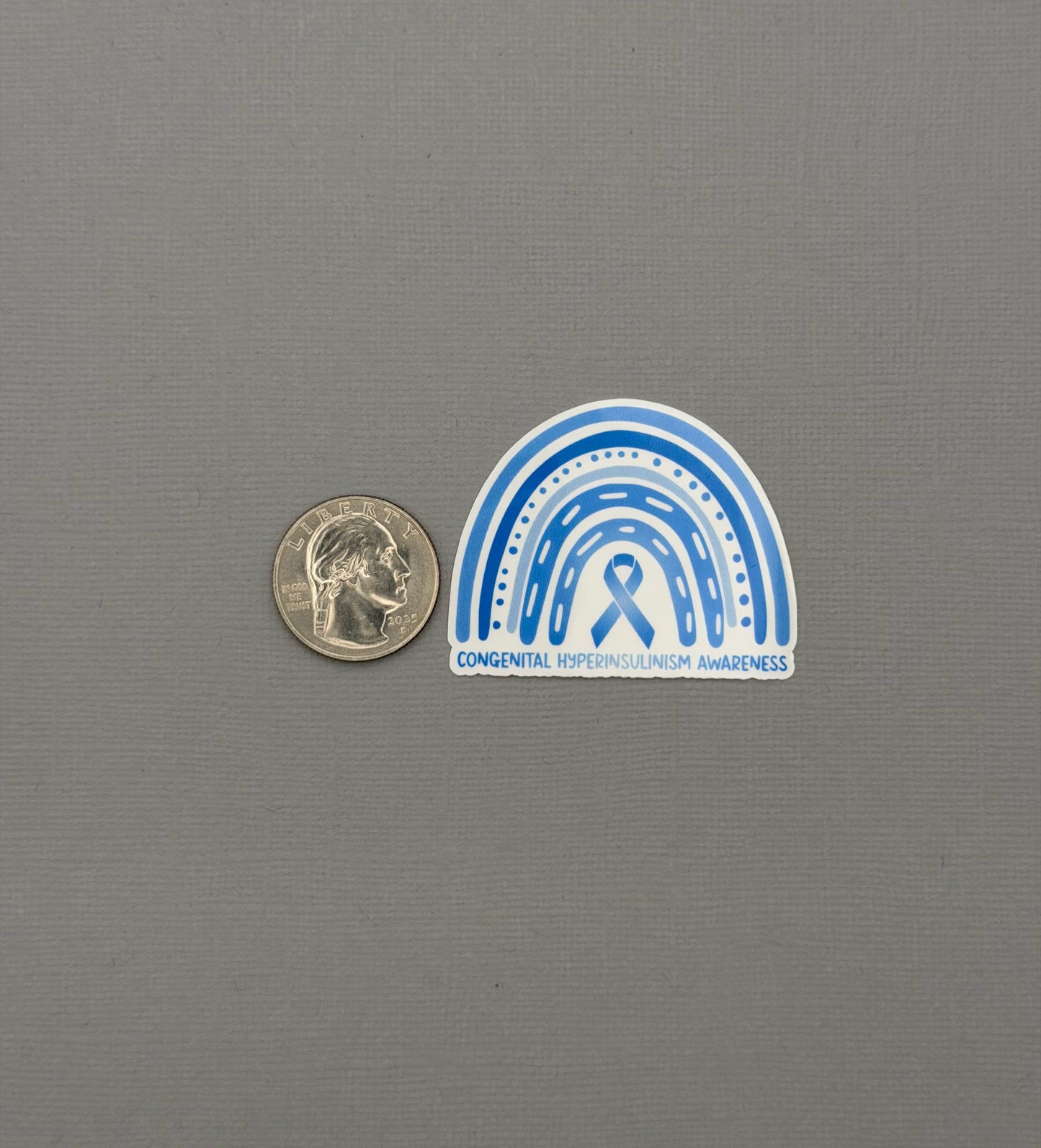 Congenital Hyperinsulinism Awareness Rainbow Sticker or Magnet