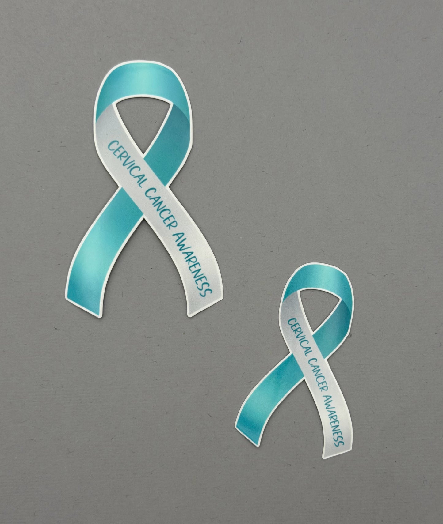 Cervical Cancer Awareness Ribbon Sticker
