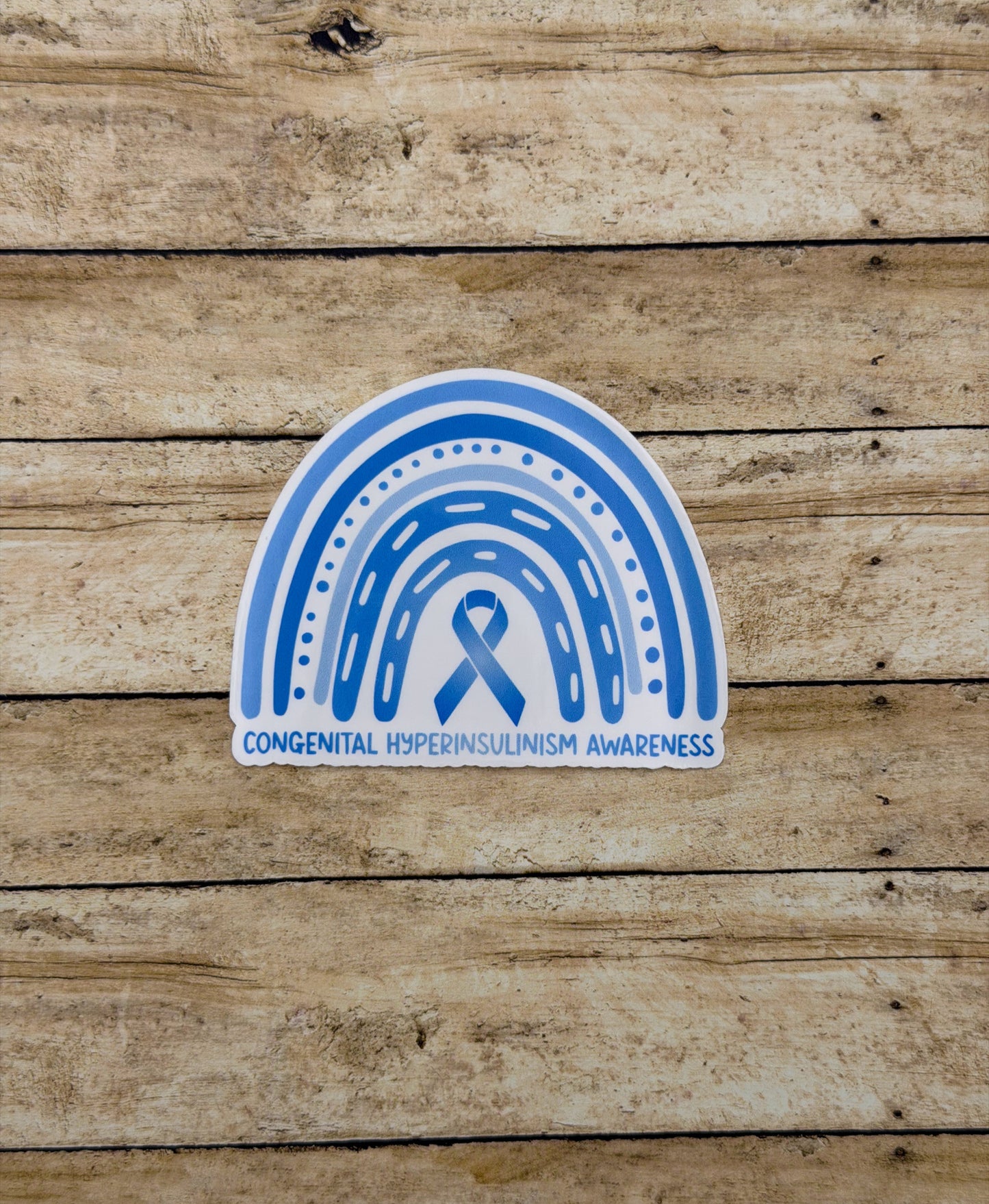 Congenital Hyperinsulinism Awareness Rainbow Sticker or Magnet