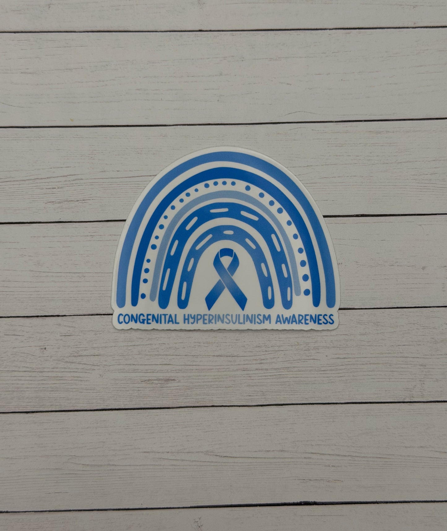 Congenital Hyperinsulinism Awareness Rainbow Sticker or Magnet