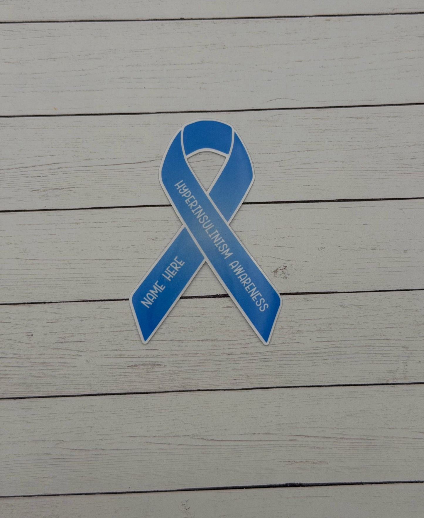 Hyperinsulinism Awareness Custom Ribbon Sticker or Magnet