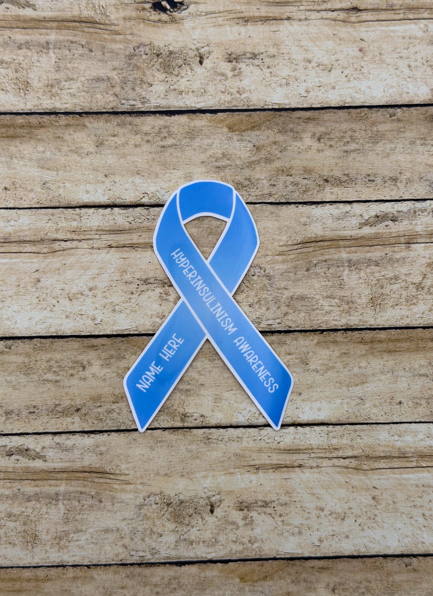 Hyperinsulinism Awareness Custom Ribbon Sticker or Magnet