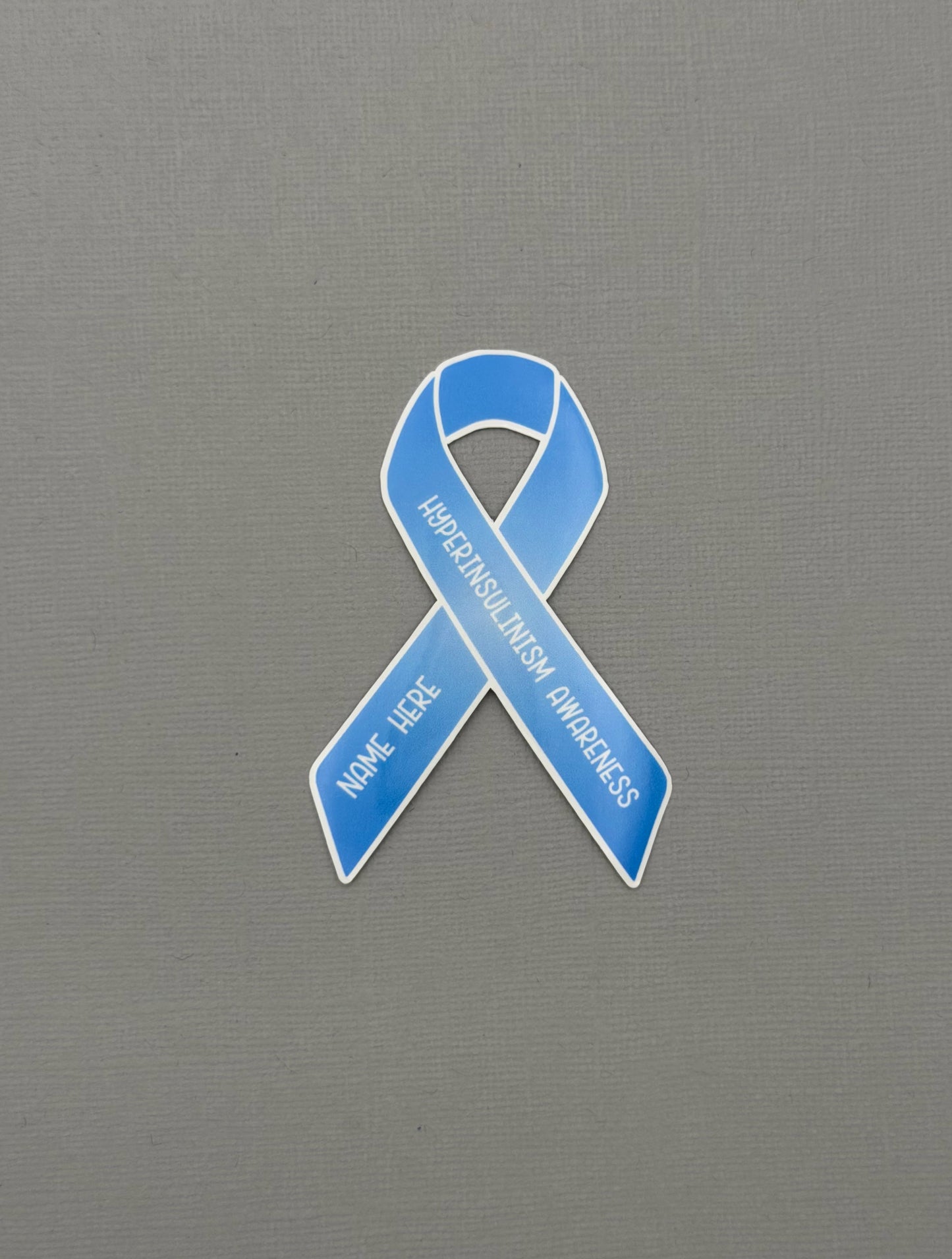 Hyperinsulinism Awareness Custom Ribbon Sticker or Magnet