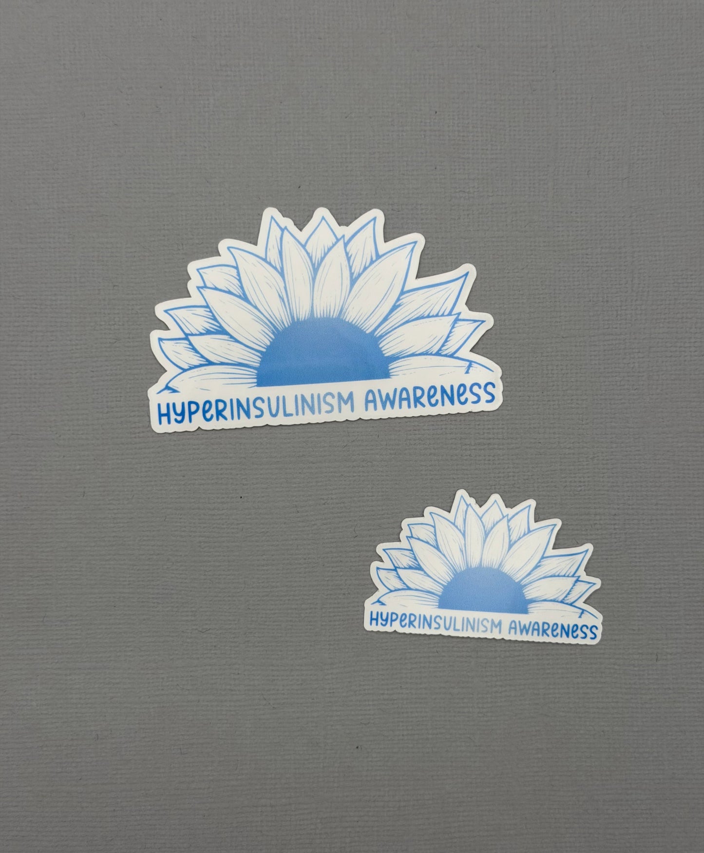 Hyperinsulinism Awareness Sunflower Sticker or Magnet