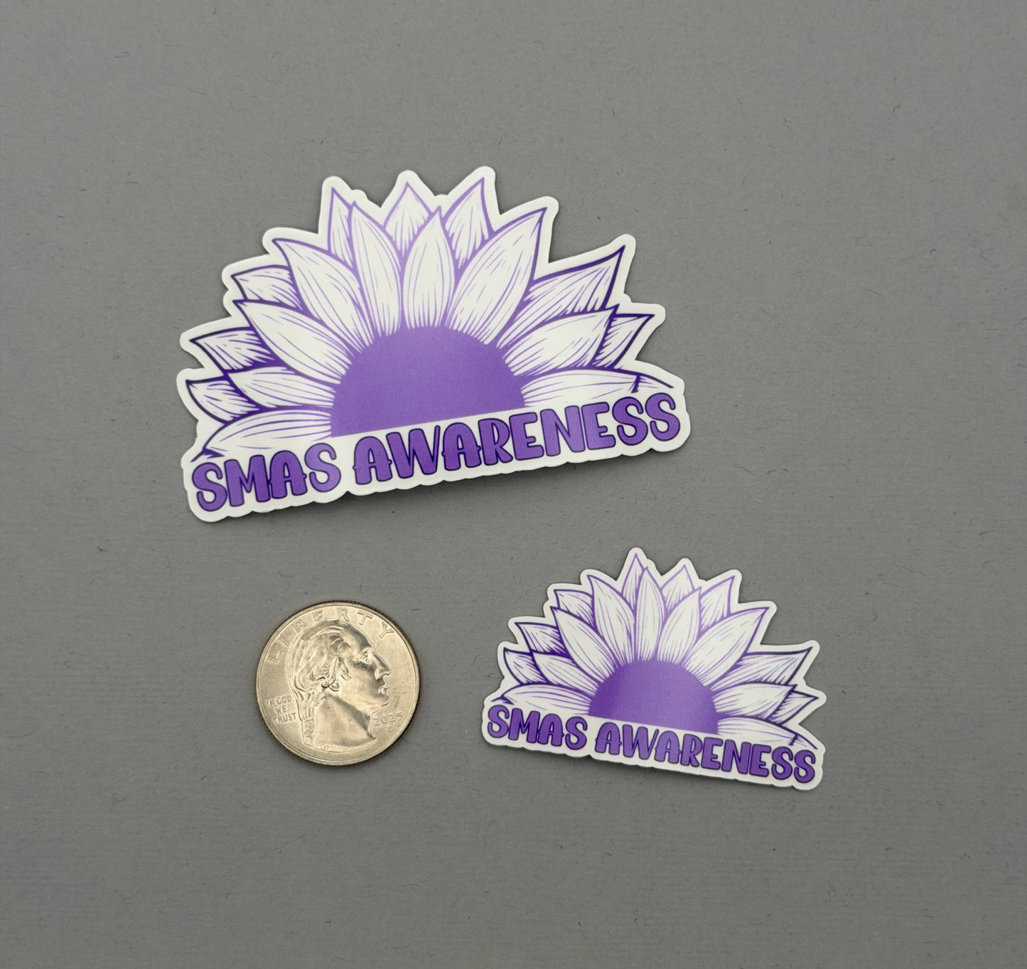SMAS Awareness Sunflower Sticker