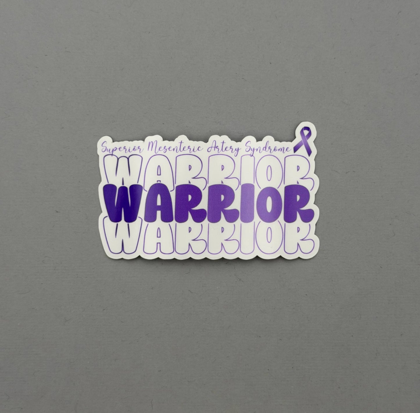 Superior Mesenteric Artery Syndrome Warrior Sticker