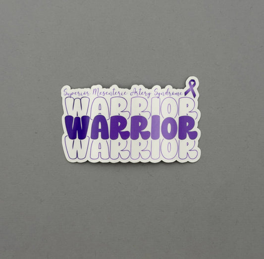 Superior Mesenteric Artery Syndrome Warrior Sticker