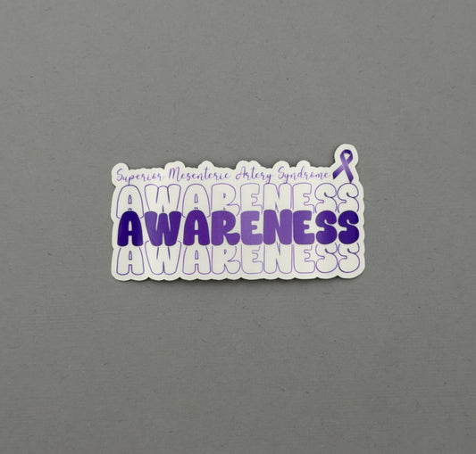 Superior Mesenteric Artery Syndrome Awareness Sticker