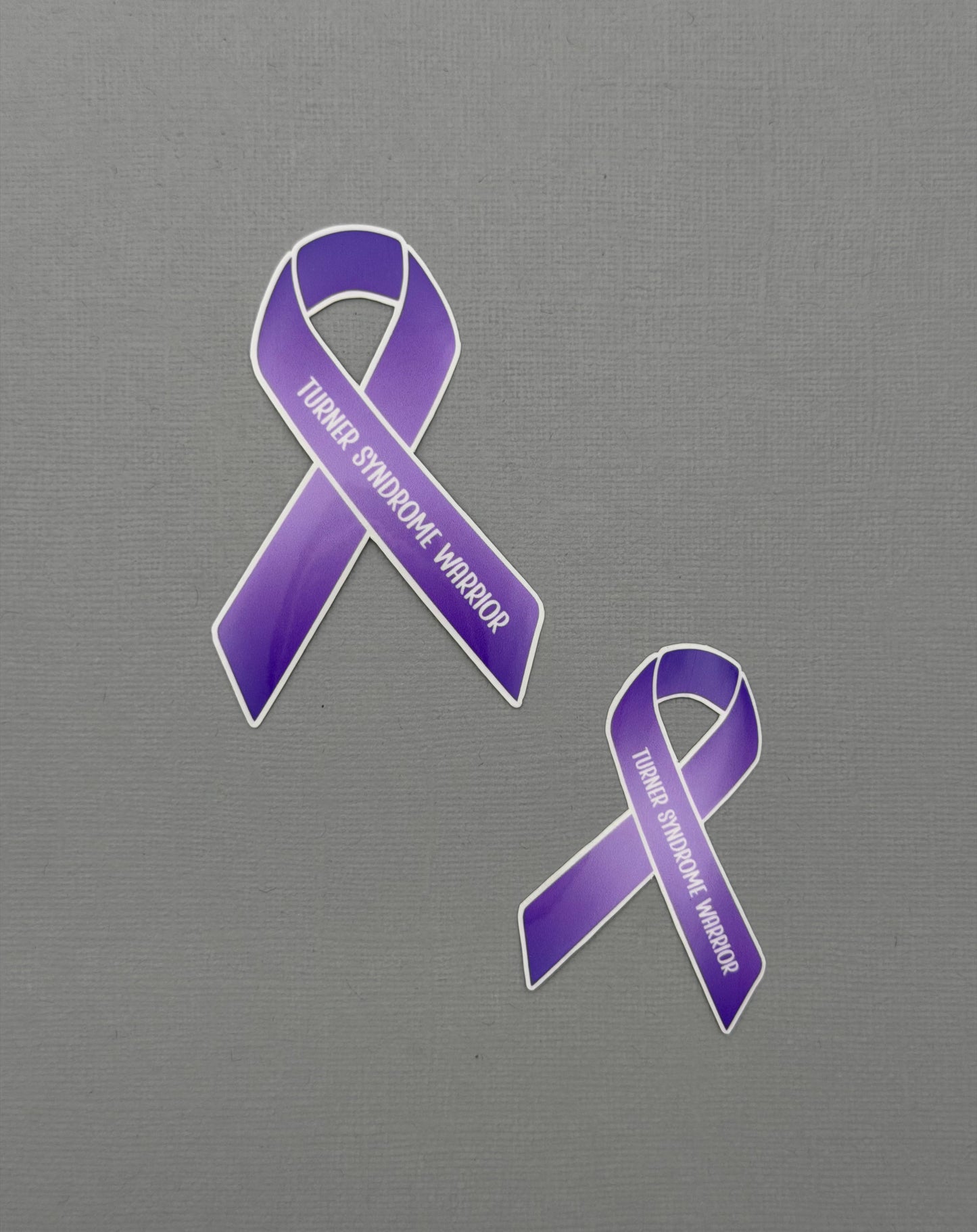 Turner Syndrome Warrior Ribbon Sticker or Magnet
