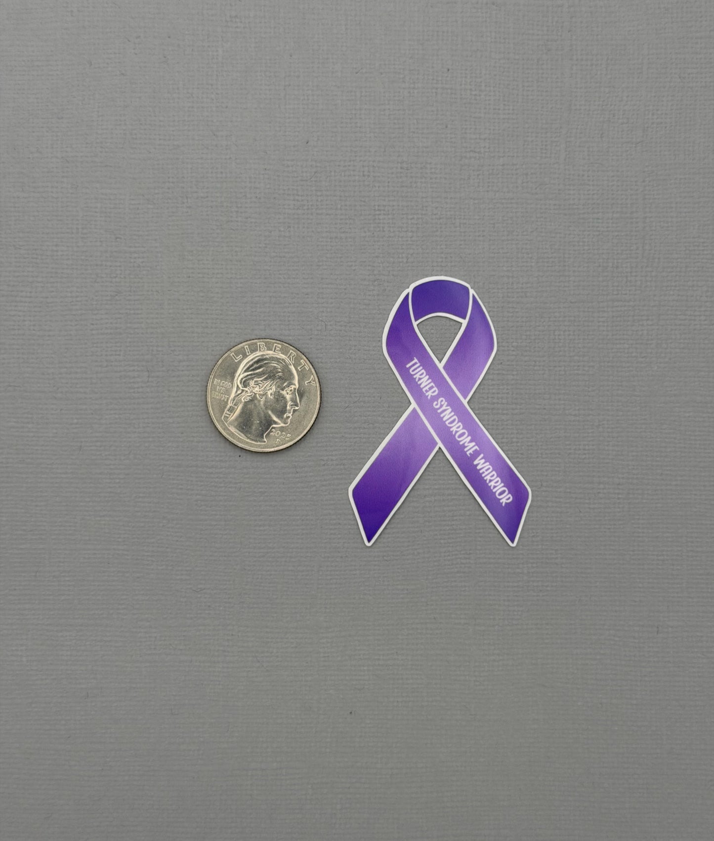 Turner Syndrome Warrior Ribbon Sticker or Magnet