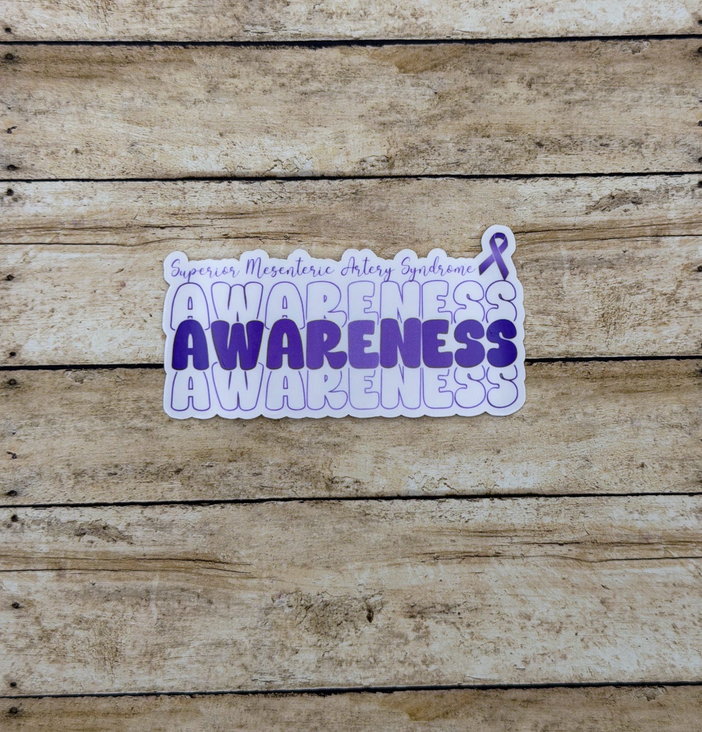 Superior Mesenteric Artery Syndrome Awareness Sticker