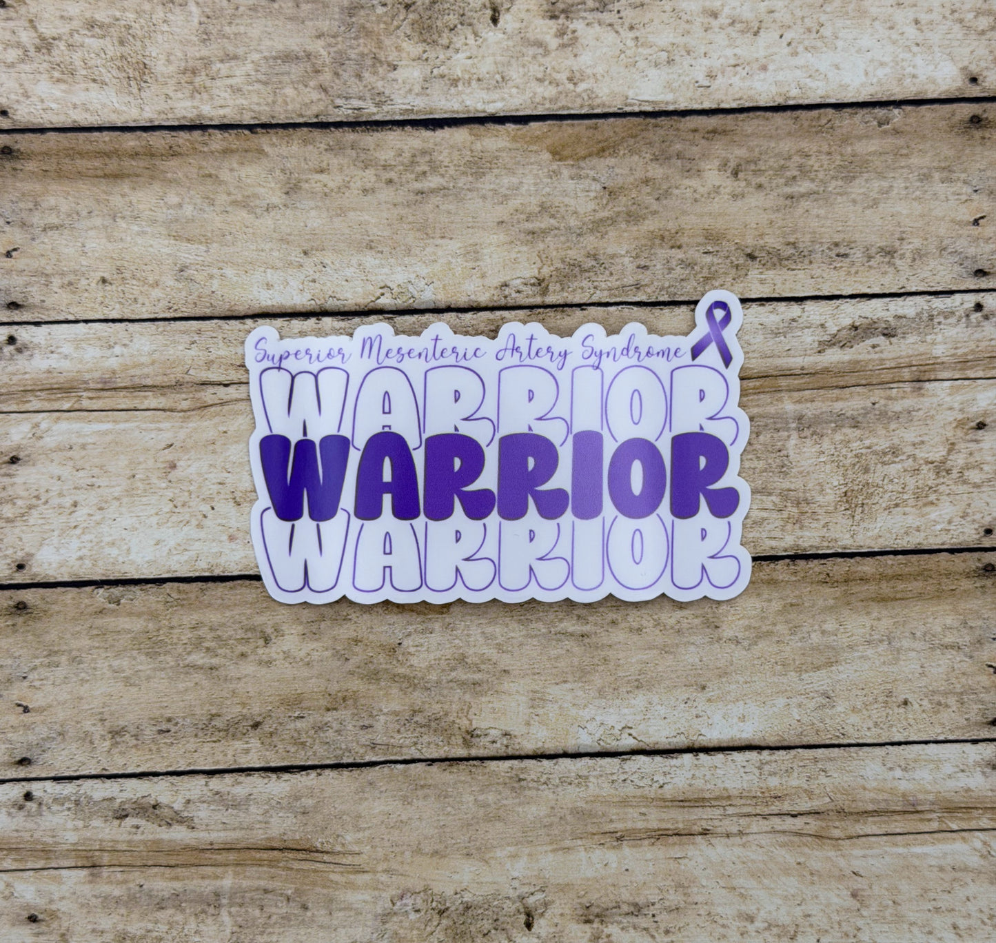 Superior Mesenteric Artery Syndrome Warrior Sticker