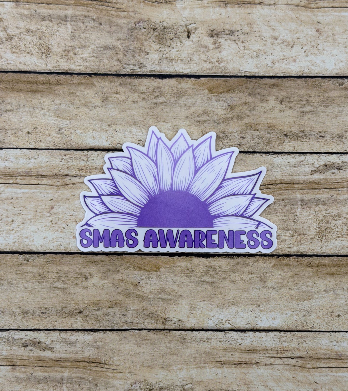 SMAS Awareness Sunflower Sticker