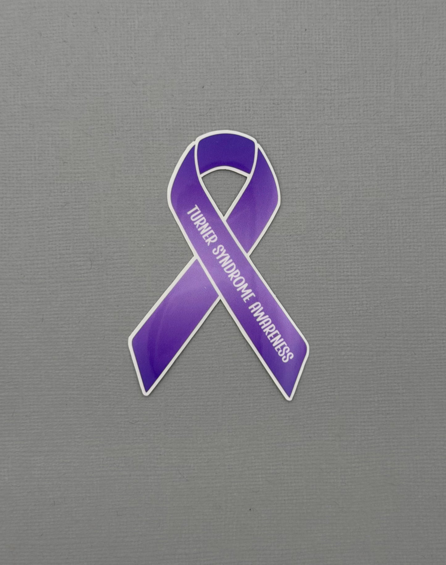 Turner Syndrome Awareness Ribbon Sticker or Magnet