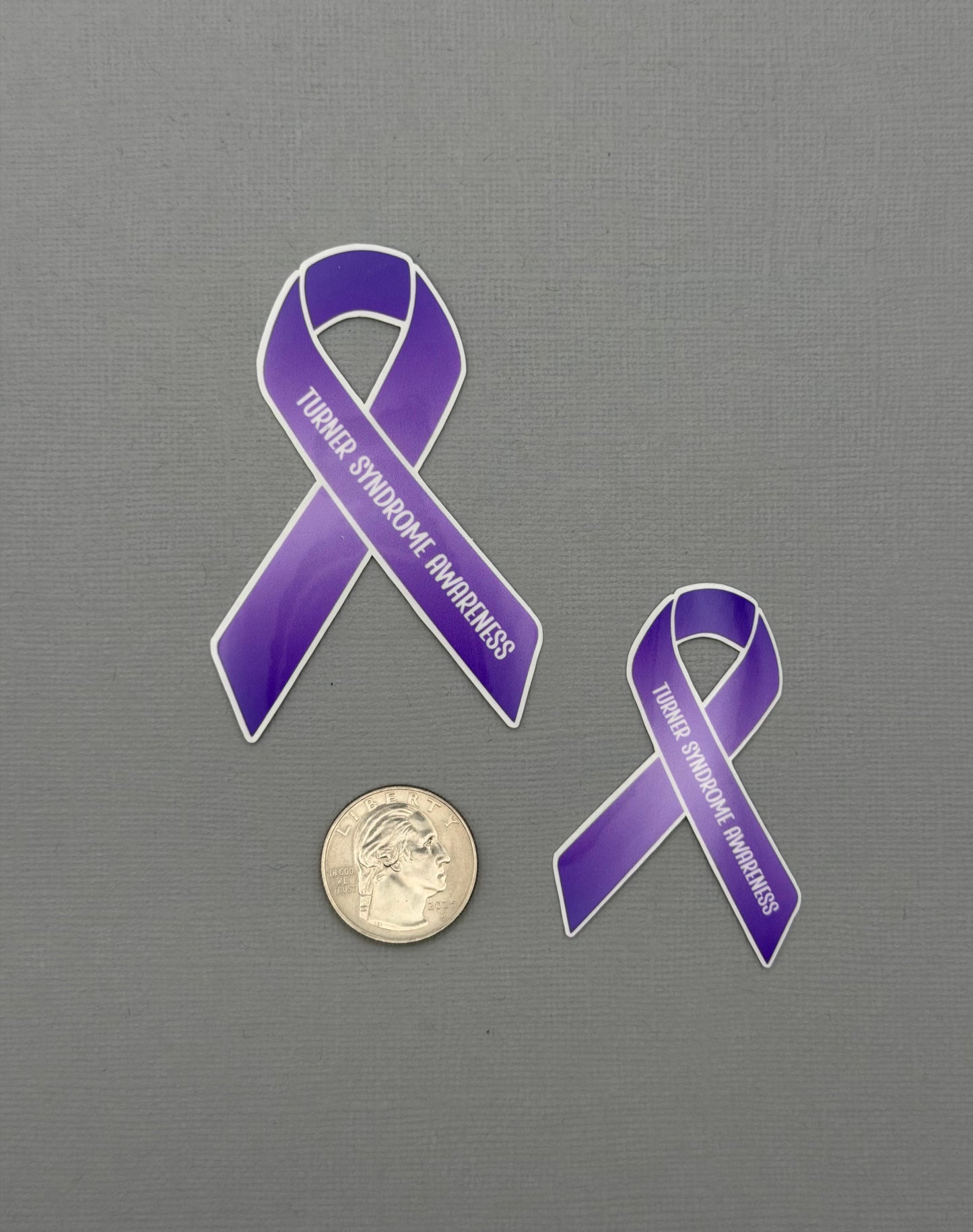 Turner Syndrome Awareness Ribbon Sticker or Magnet