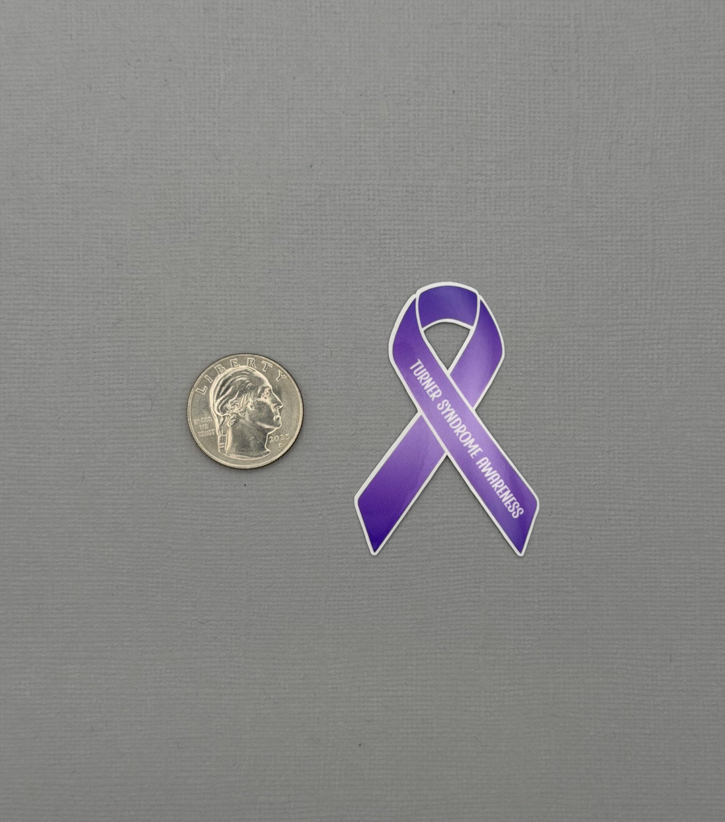 Turner Syndrome Awareness Ribbon Sticker or Magnet