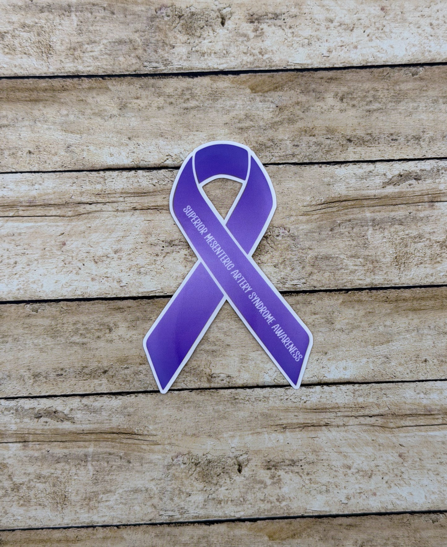 Superior Mesenteric Artery Syndrome Awareness Ribbon Sticker