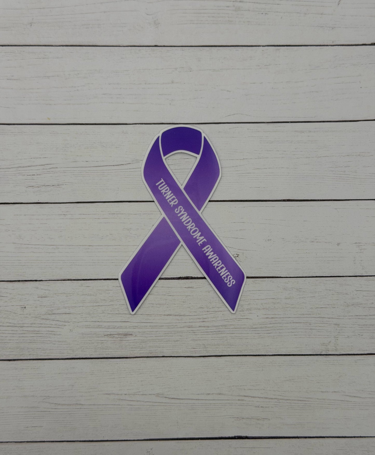 Turner Syndrome Awareness Ribbon Sticker or Magnet