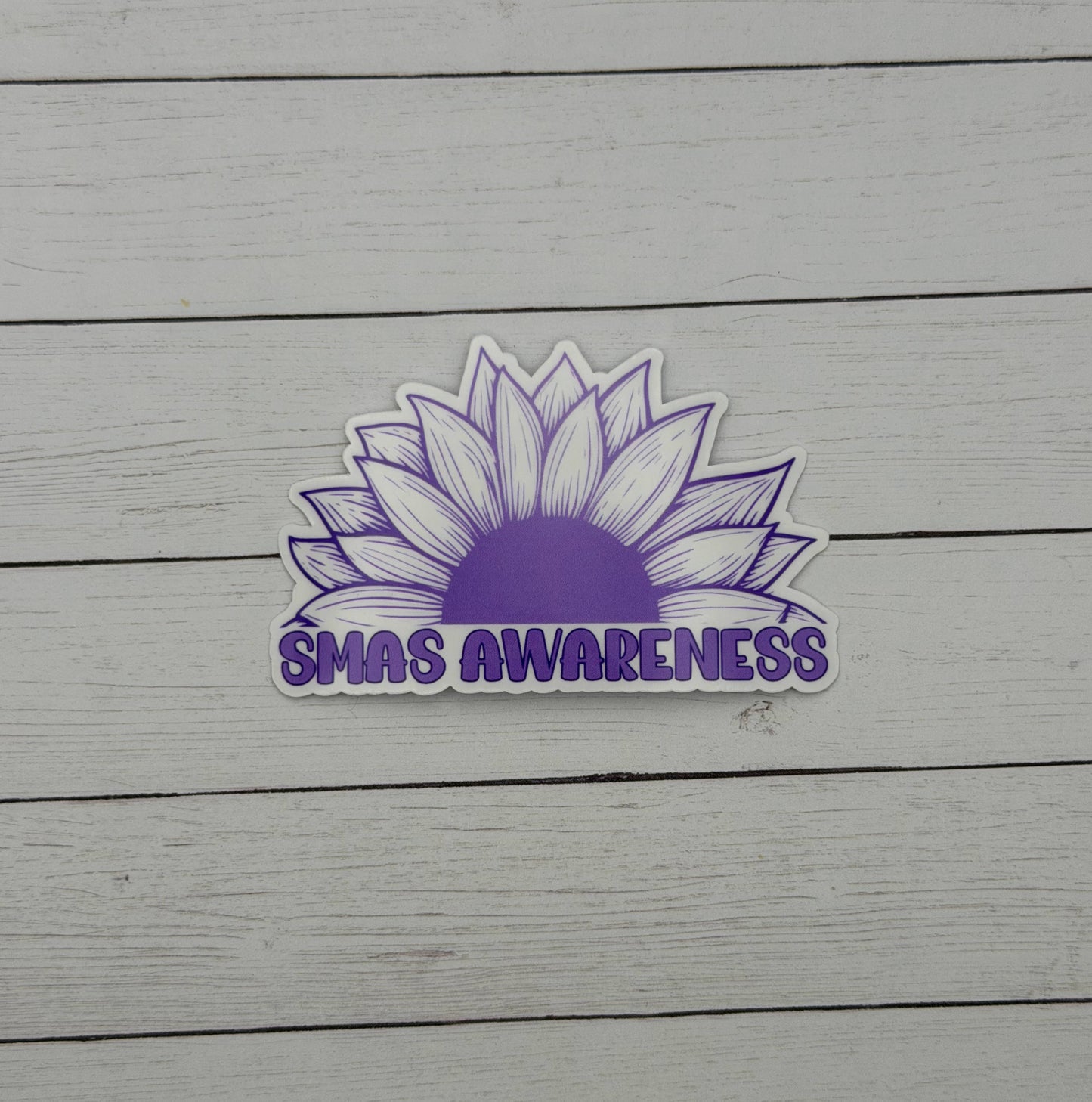 SMAS Awareness Sunflower Sticker