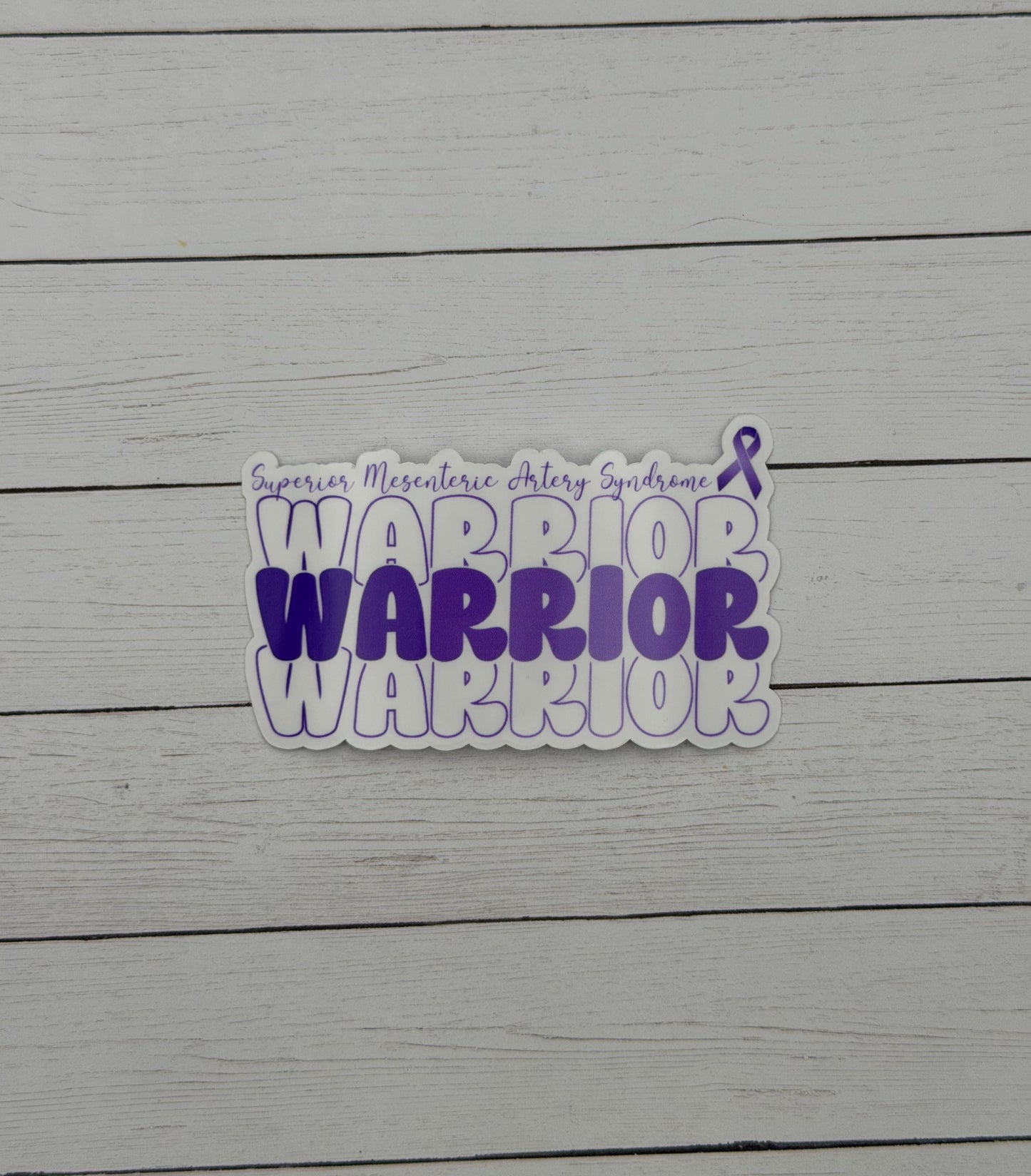 Superior Mesenteric Artery Syndrome Warrior Sticker