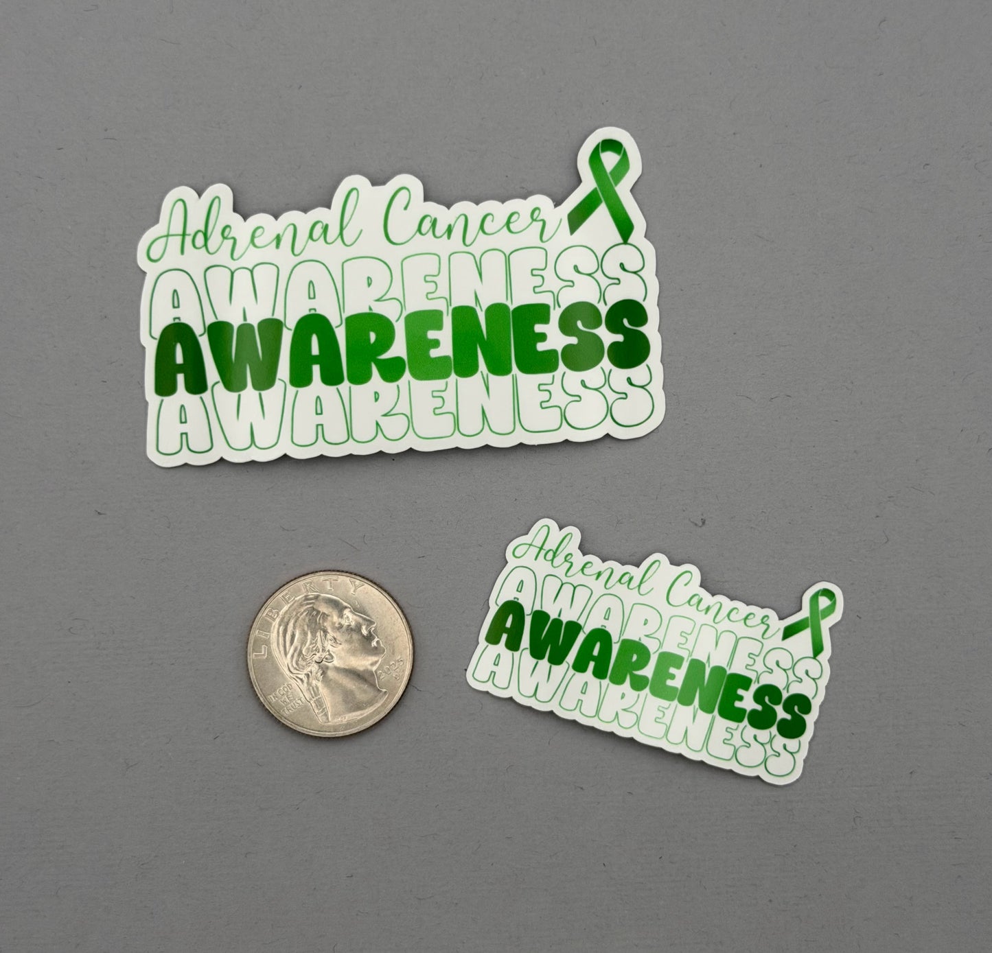 Adrenal Cancer Awareness Sticker