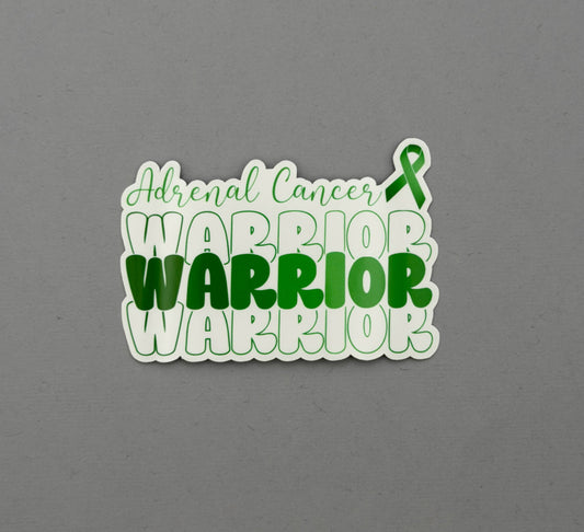 Adrenal Cancer Warrior Sticker