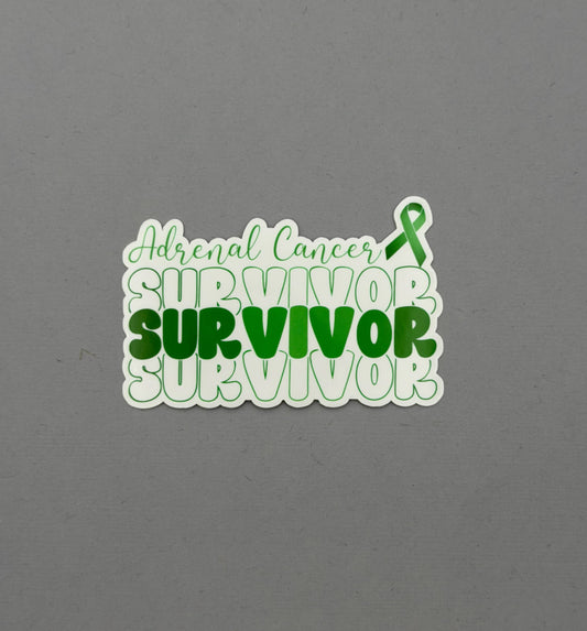 Adrenal Cancer Survivor Sticker