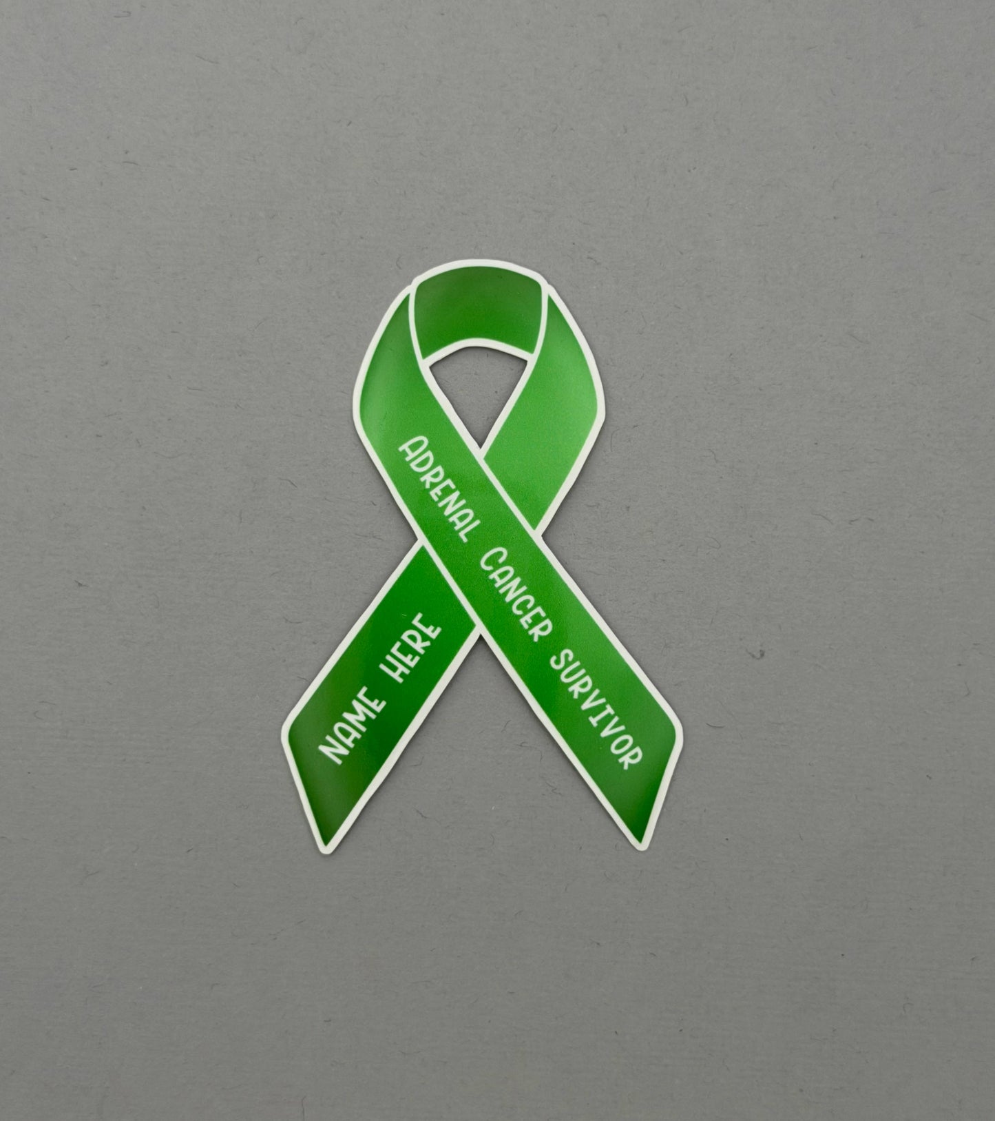 Adrenal Cancer Survivor Custom Ribbon Sticker