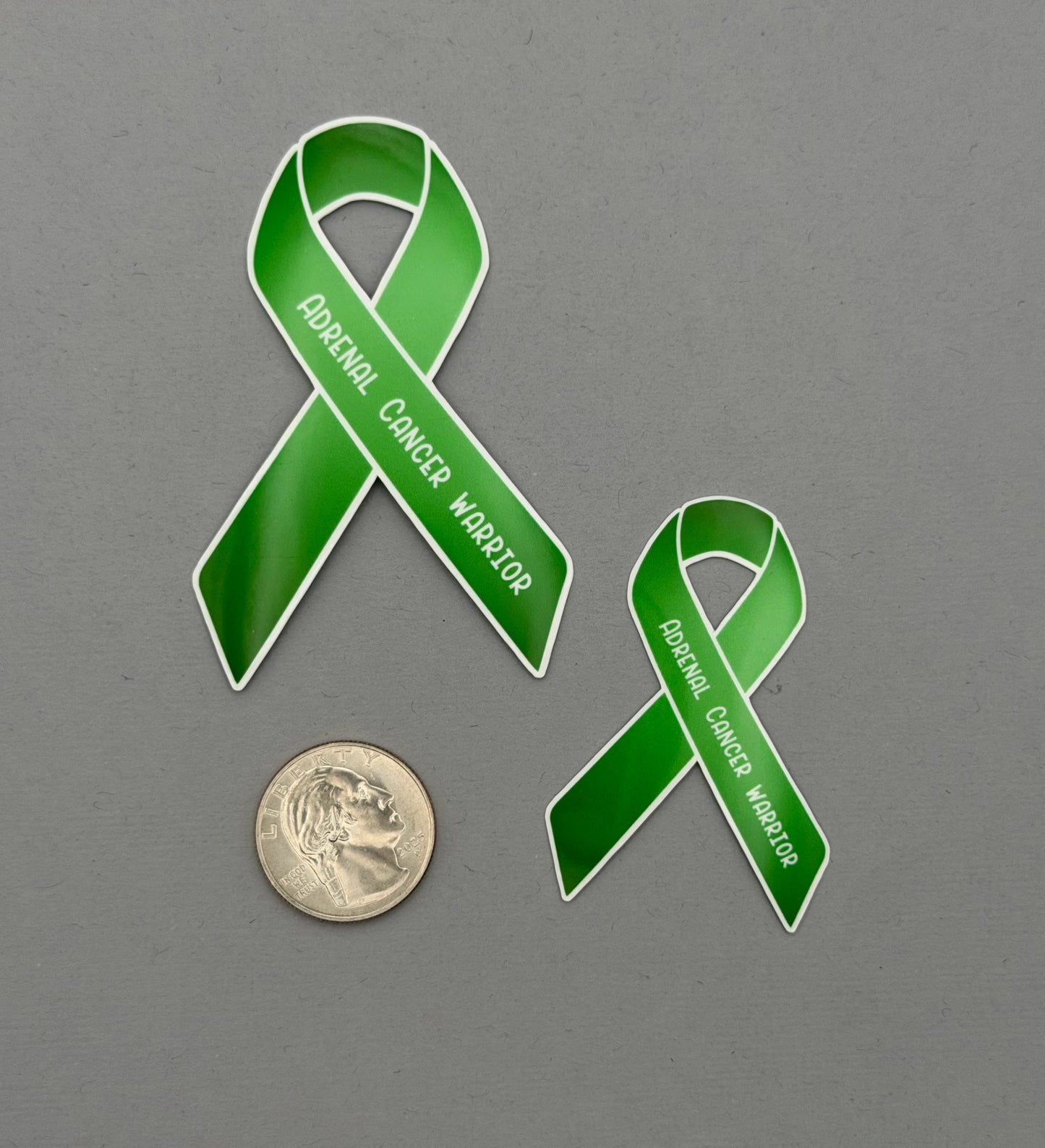 Adrenal Cancer Warrior Ribbon Sticker