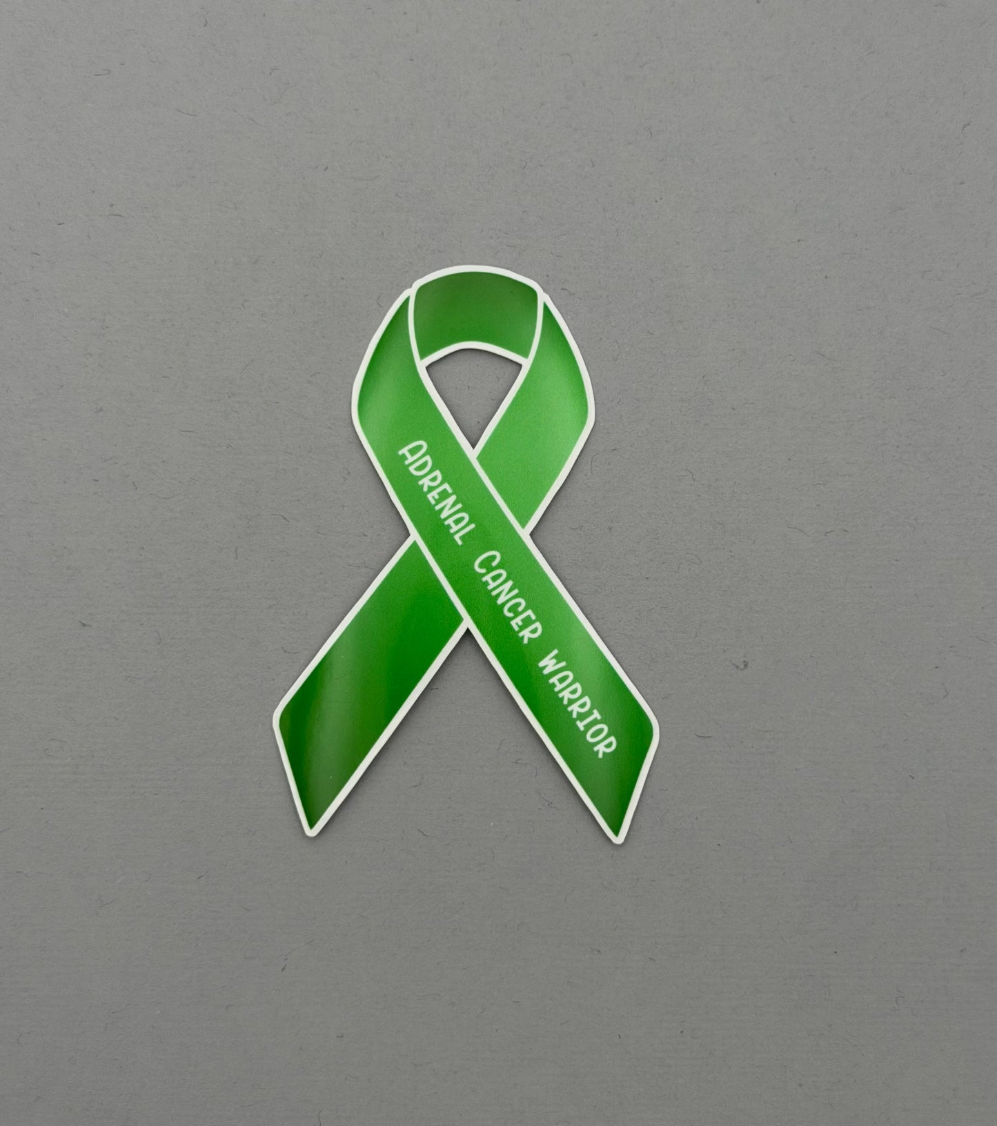 Adrenal Cancer Warrior Ribbon Sticker