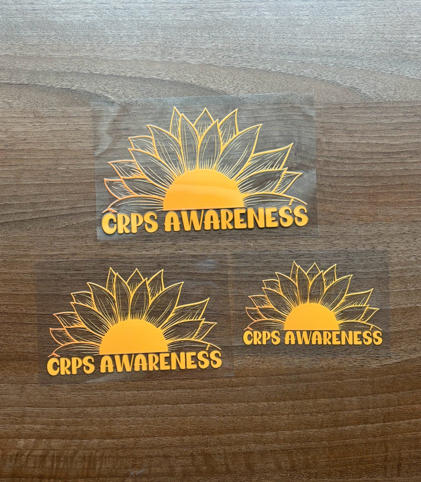 CRPS Awareness Sunflower Car Decal