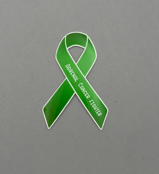 Adrenal Cancer Fighter Ribbon Sticker