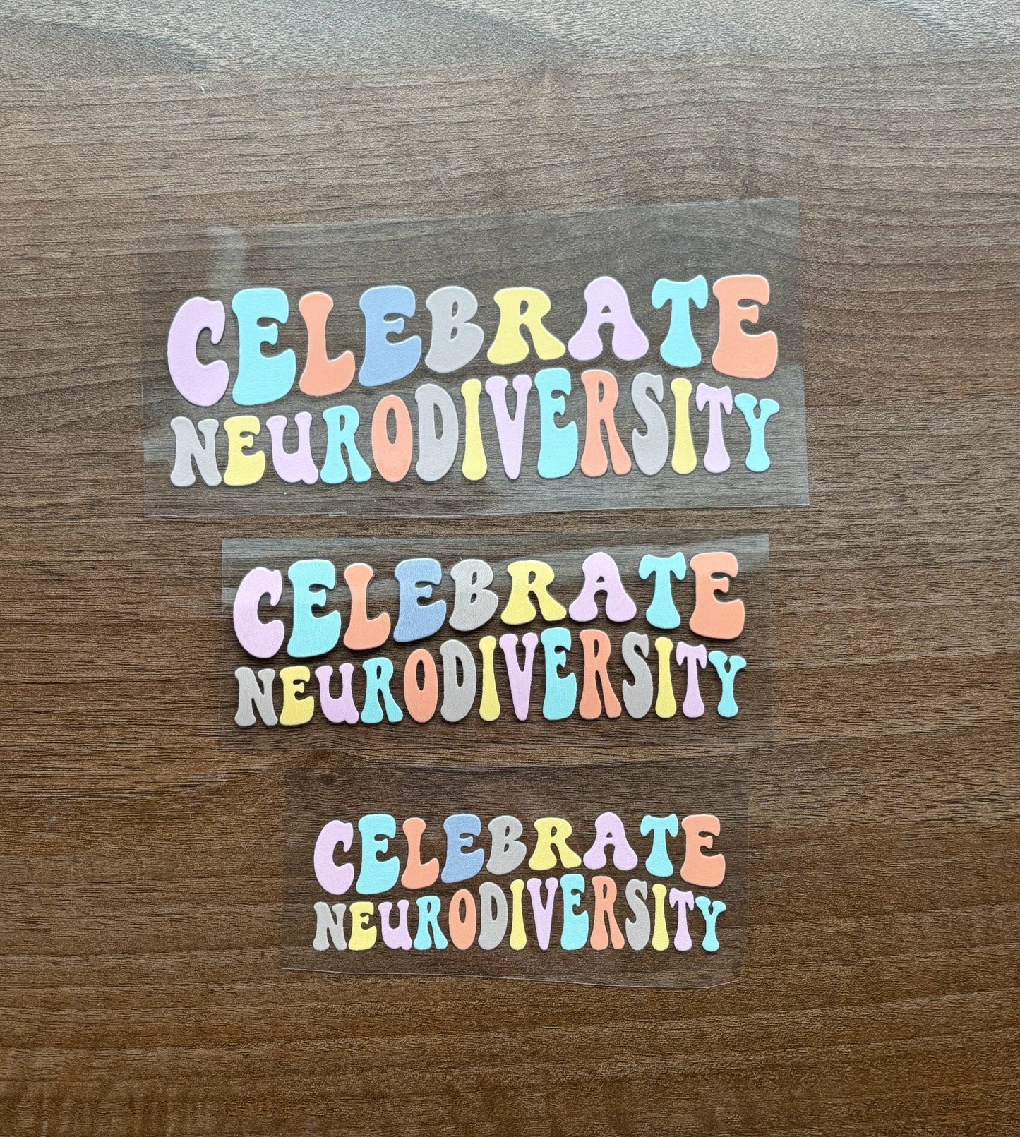 Celebrate Neurodiversity Car Decal