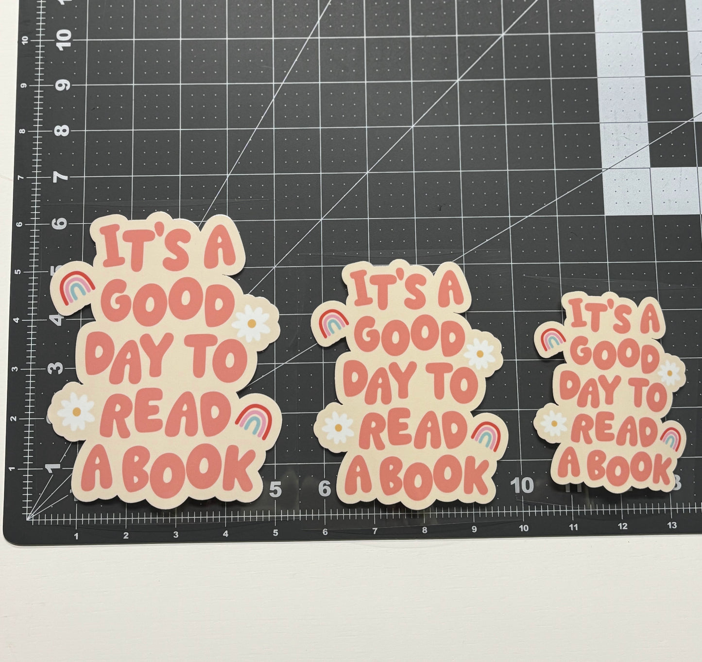 It's a Good Day to Read a Book Car Decal