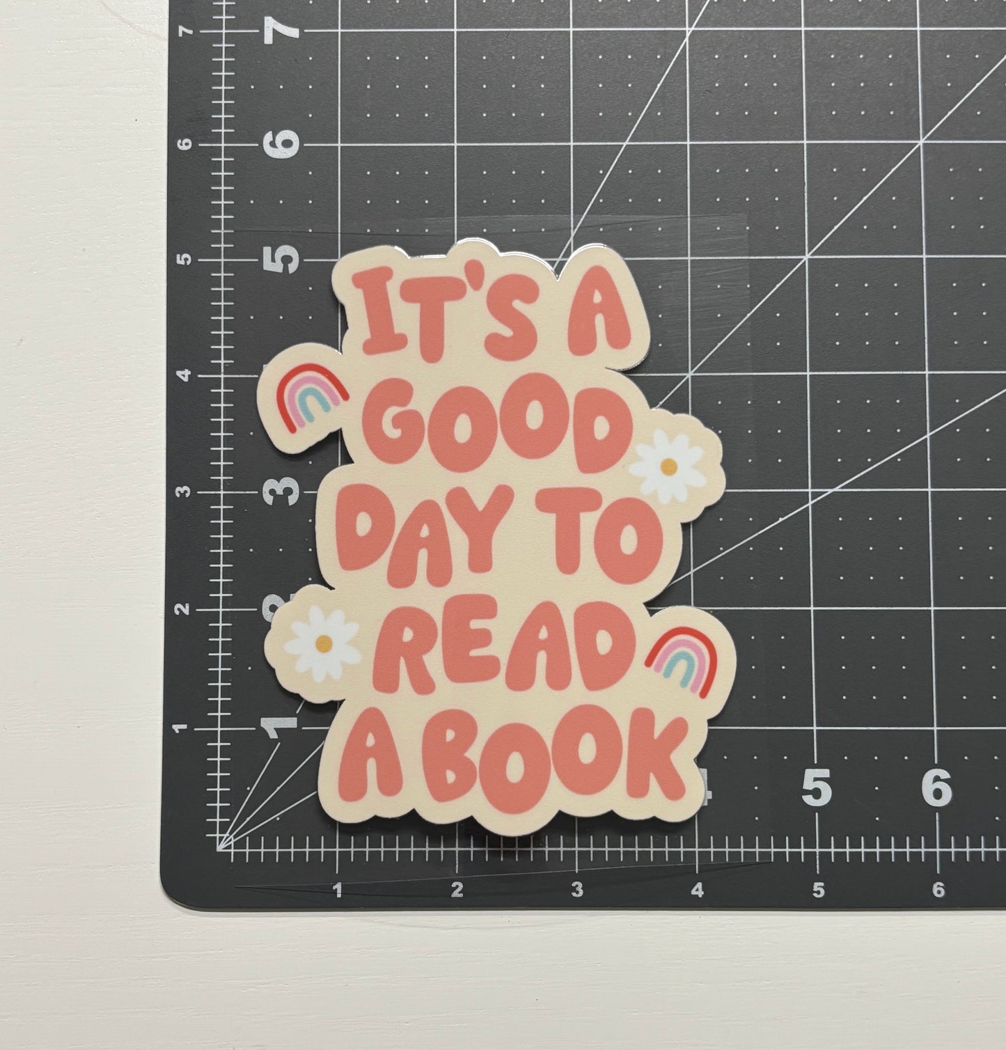 It's a Good Day to Read a Book Car Decal