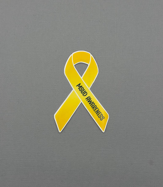 MSUD Awareness Ribbon Sticker or Magnet | Maple Syrup Urine Disease