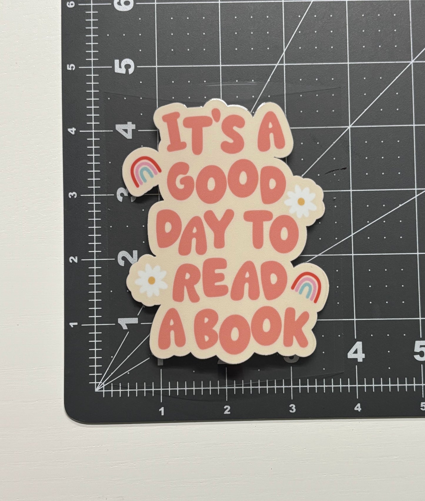 It's a Good Day to Read a Book Car Decal