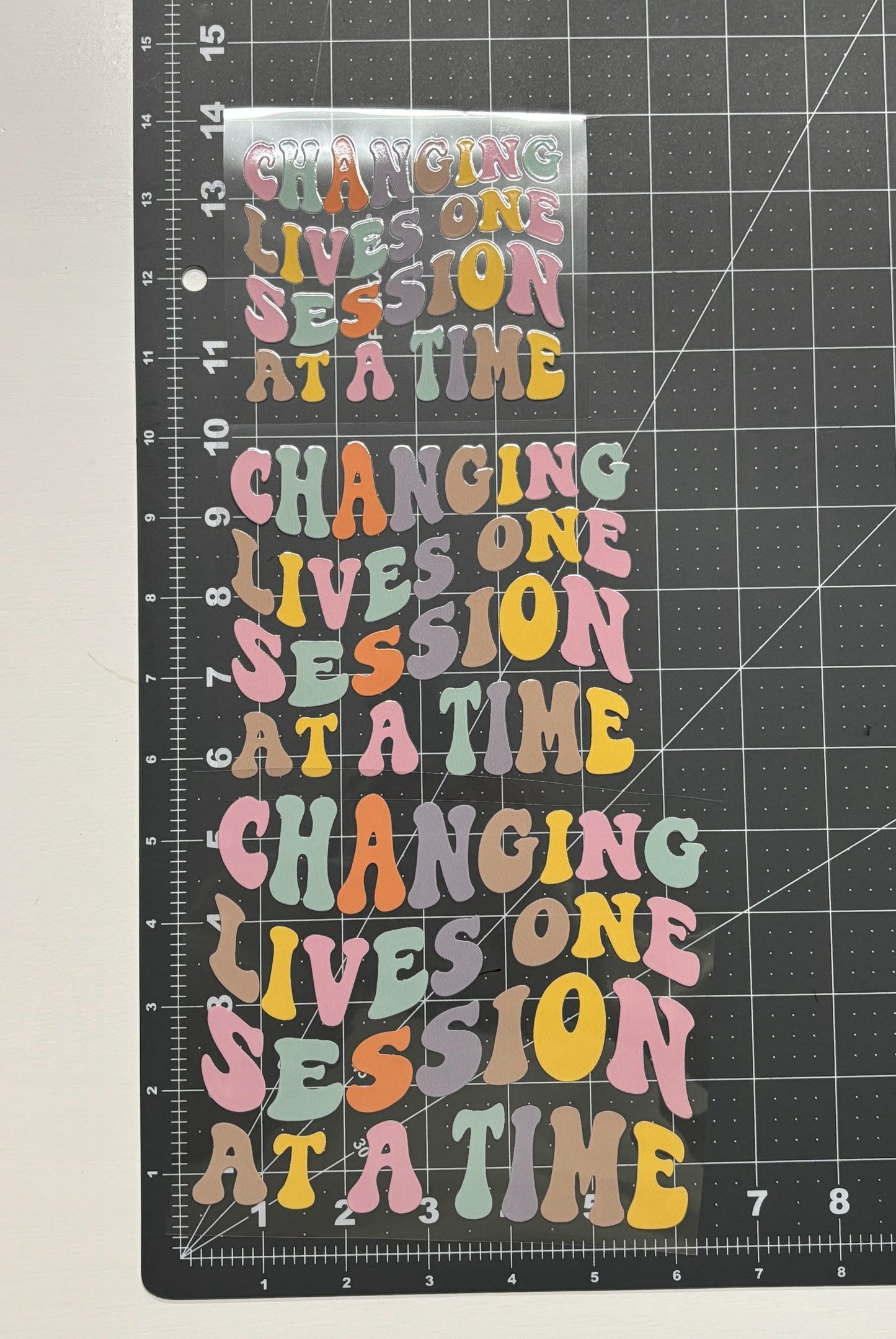 Changing Lives One Session at a Time Car Decal