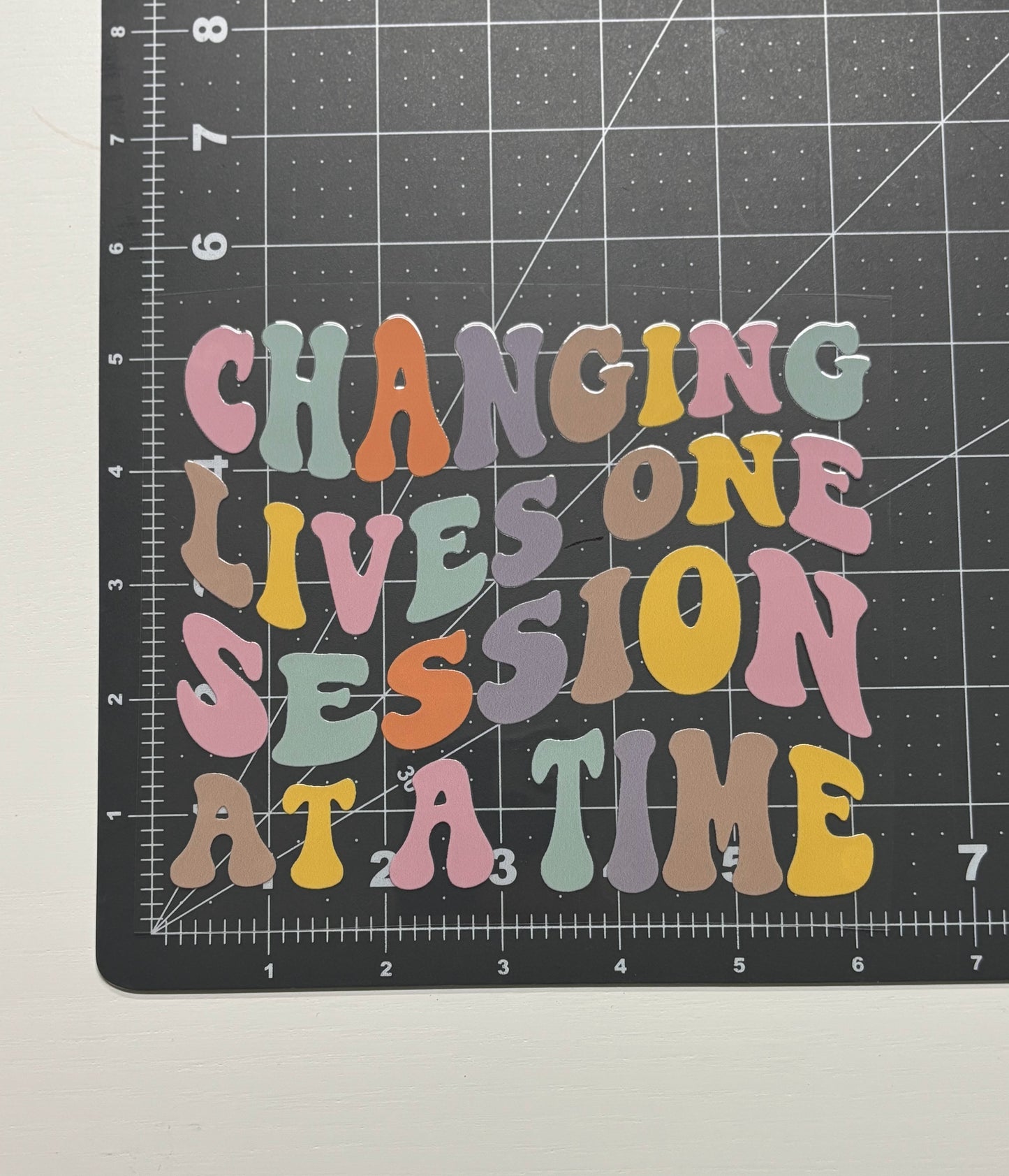 Changing Lives One Session at a Time Car Decal