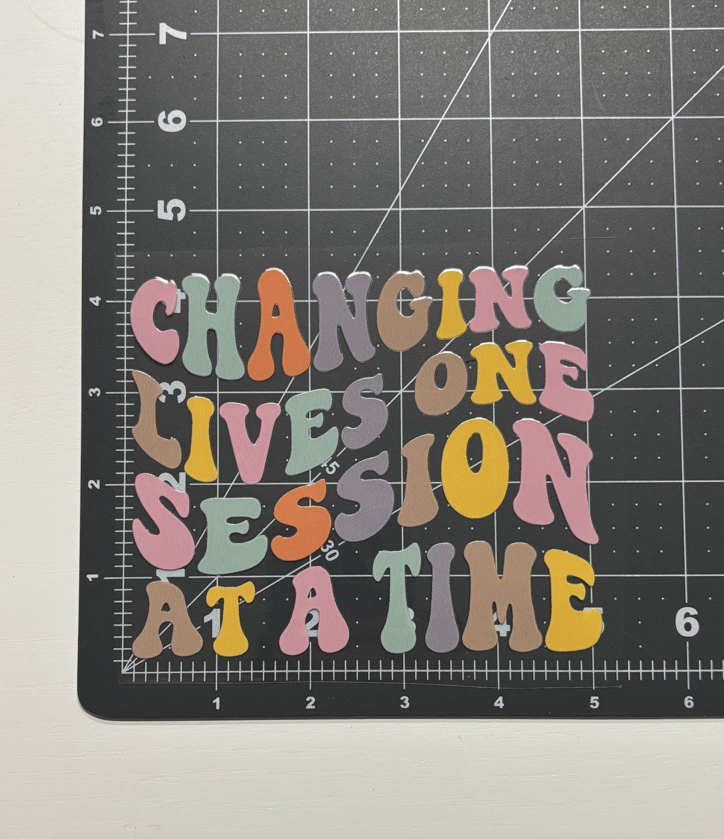 Changing Lives One Session at a Time Car Decal
