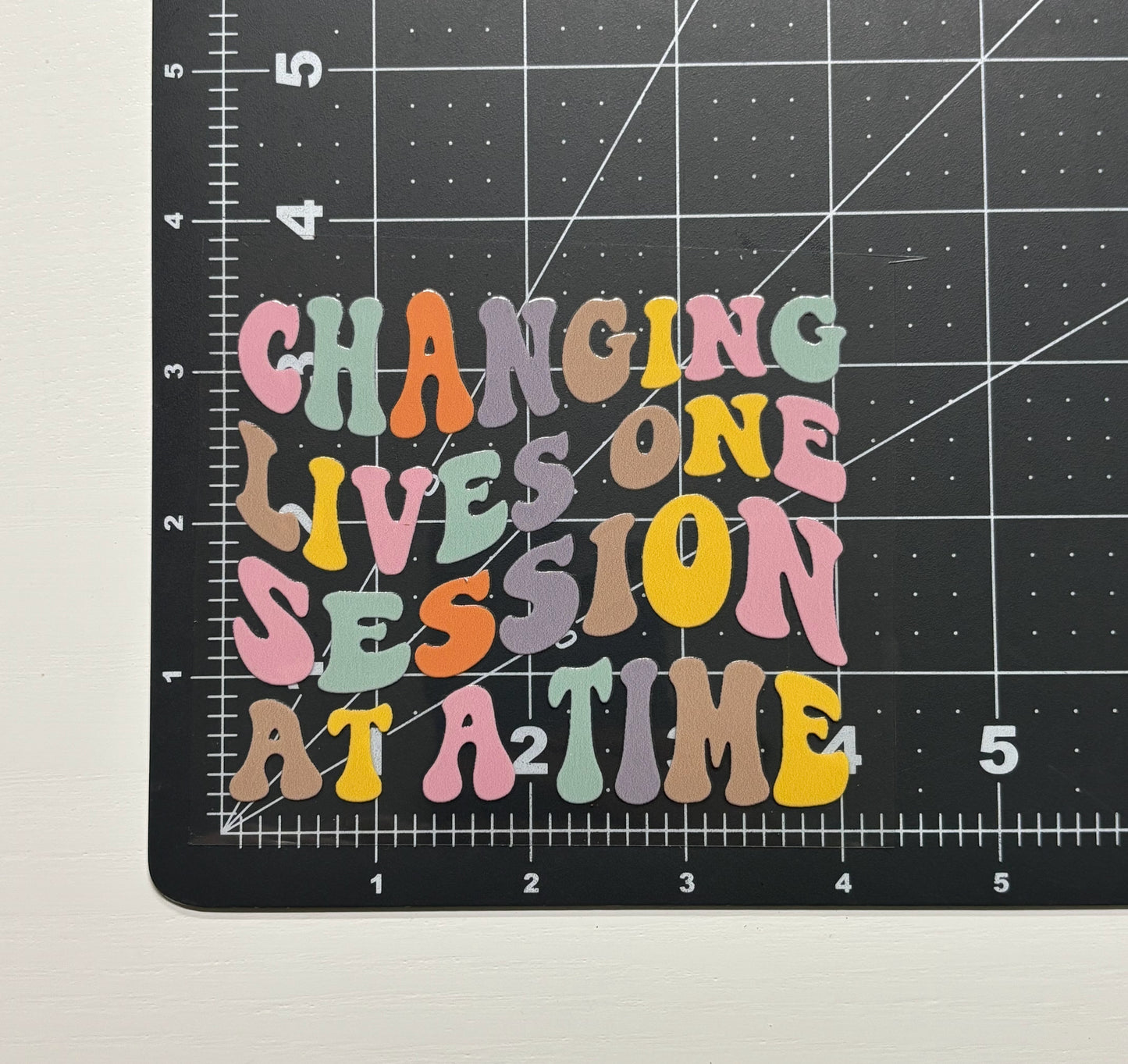 Changing Lives One Session at a Time Car Decal