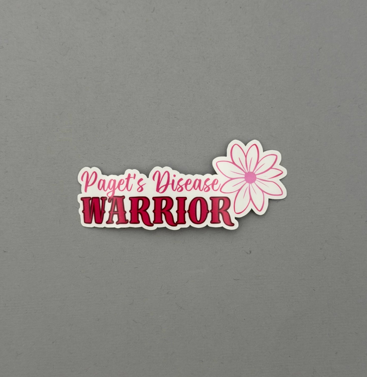 Paget’s Disease Warrior Flower Sticker | Paget's Disease of the Breast