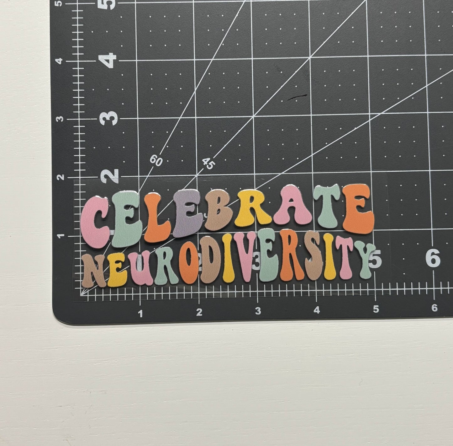 Celebrate Neurodiversity Car Decal