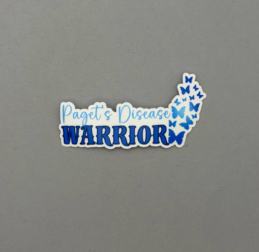 Paget’s Disease Warrior Butterflies Sticker | Paget's Disease of the Bone