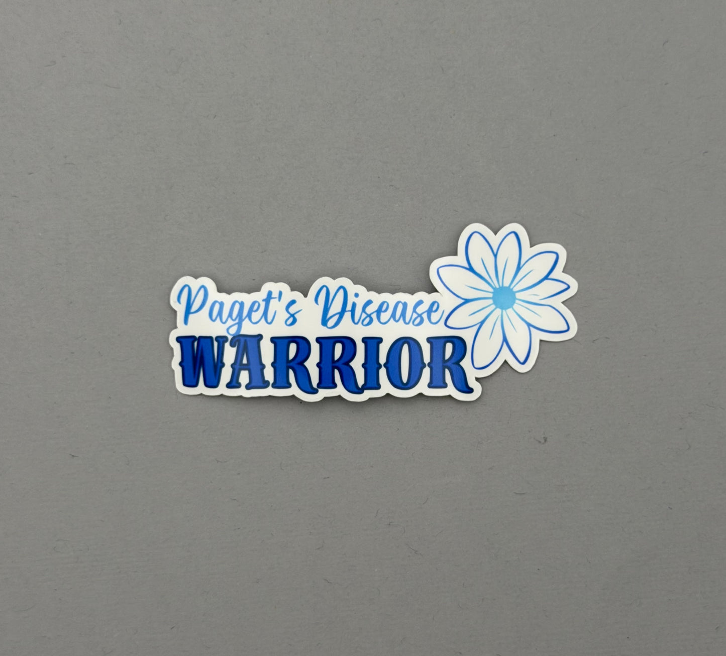 Paget’s Disease Warrior Flower Sticker | Paget's Disease of the Bone