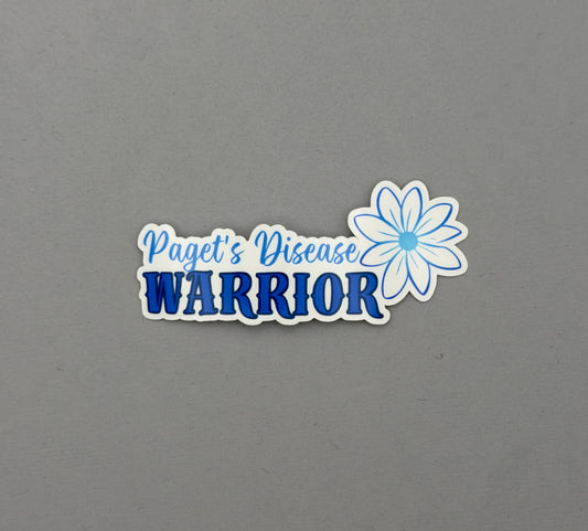 Paget’s Disease Warrior Flower Sticker | Paget's Disease of the Bone
