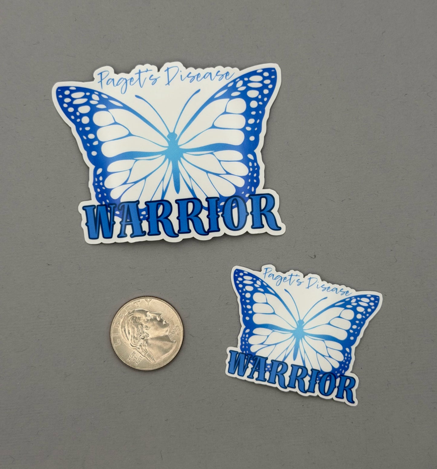 Paget’s Disease Warrior Butterfly Sticker | Paget's Disease of the Bone