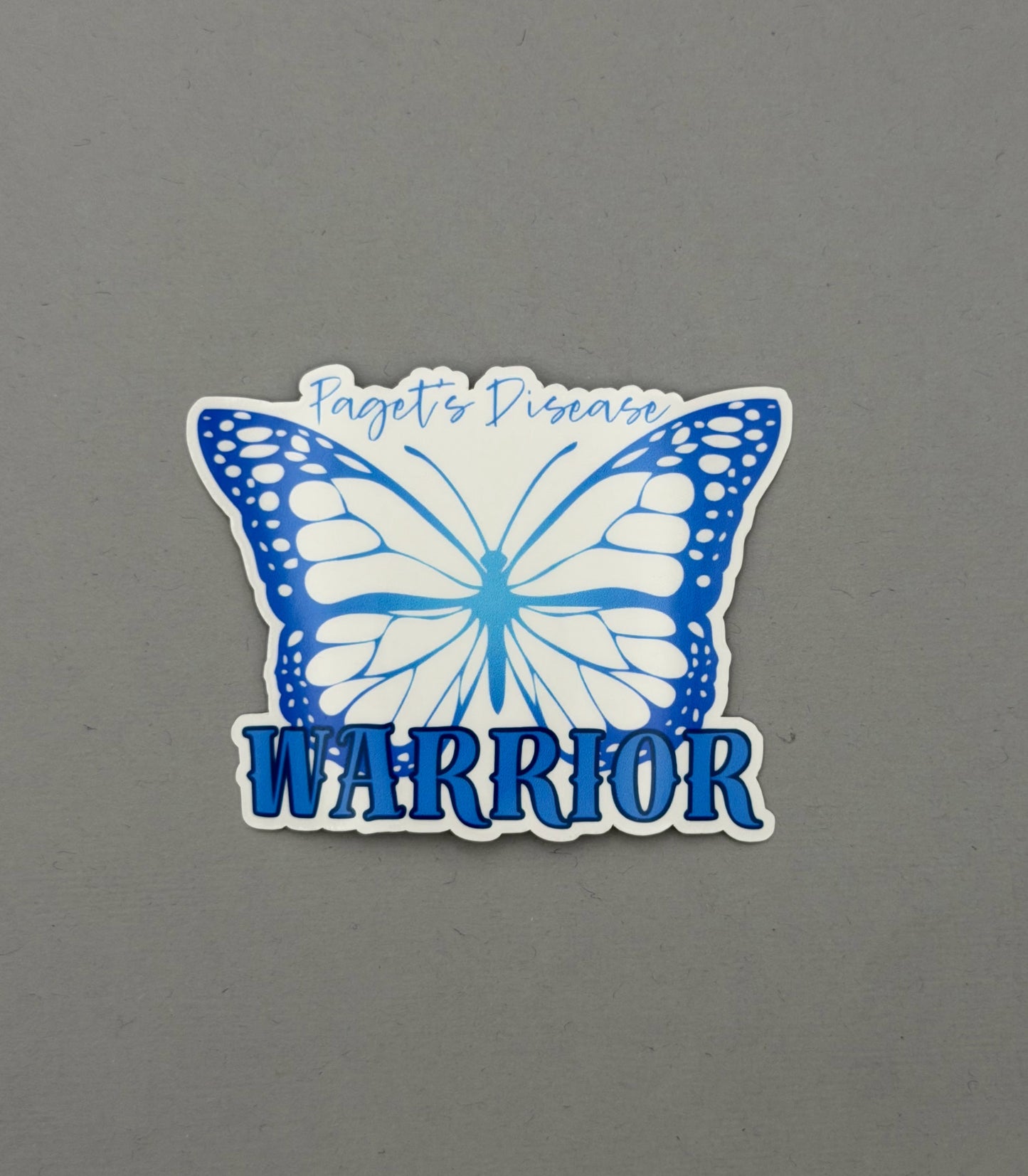 Paget’s Disease Warrior Butterfly Sticker | Paget's Disease of the Bone