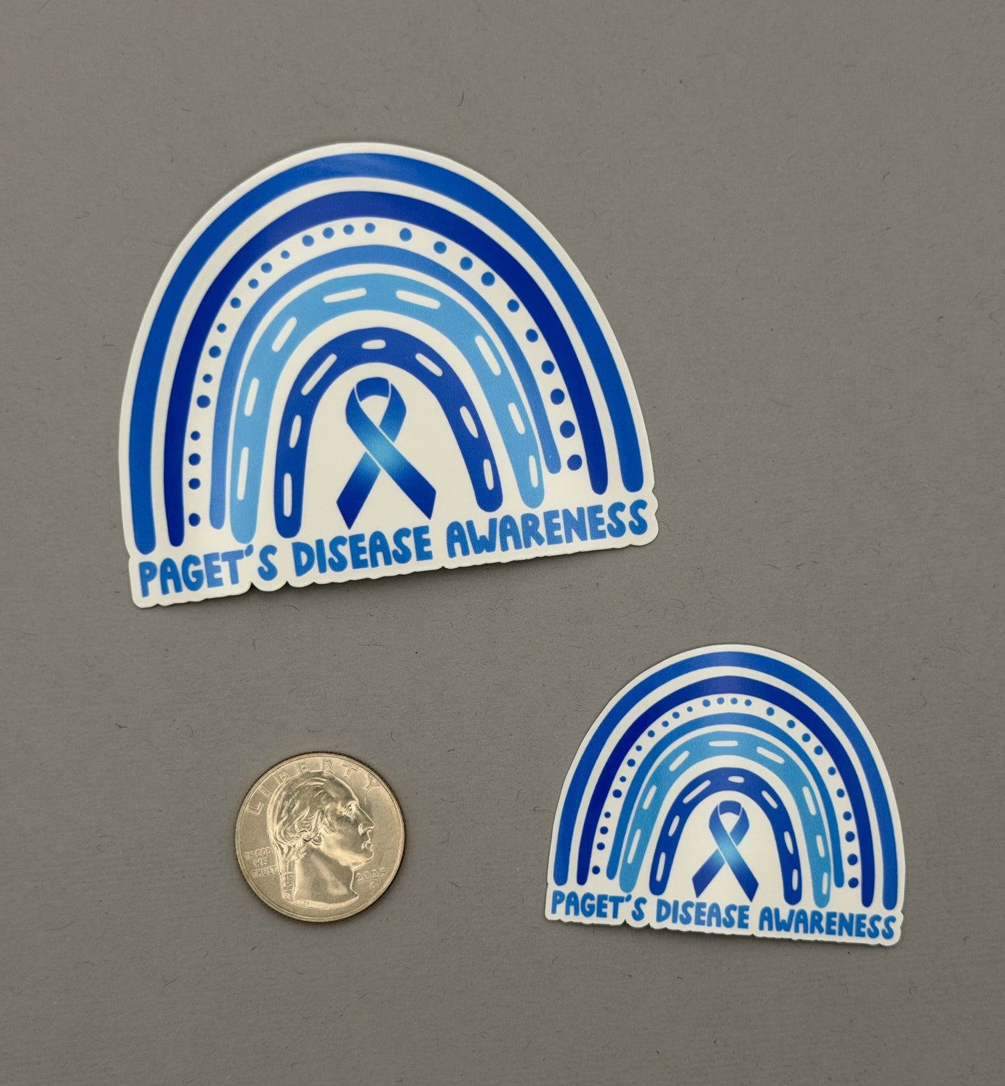 Paget’s Disease Awareness Rainbow Sticker | Paget's Disease of the Bone
